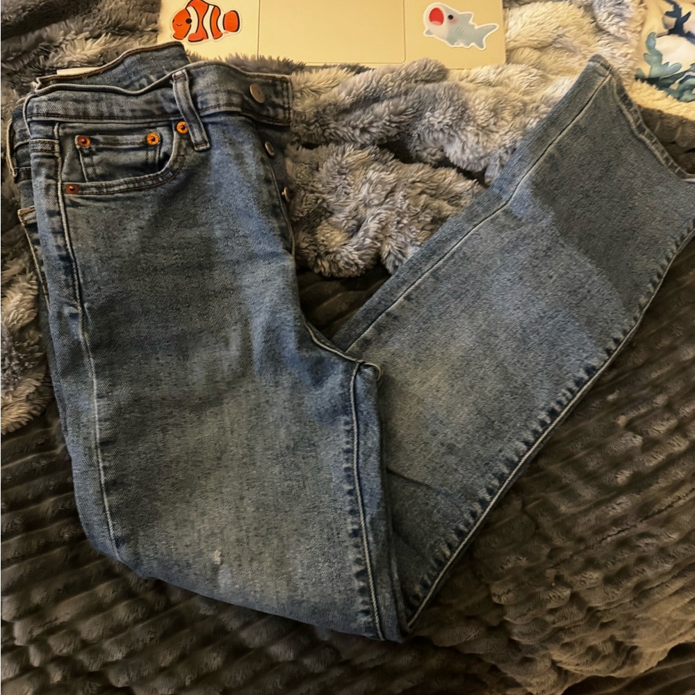 Levi's Blue Straight Leg Jeans